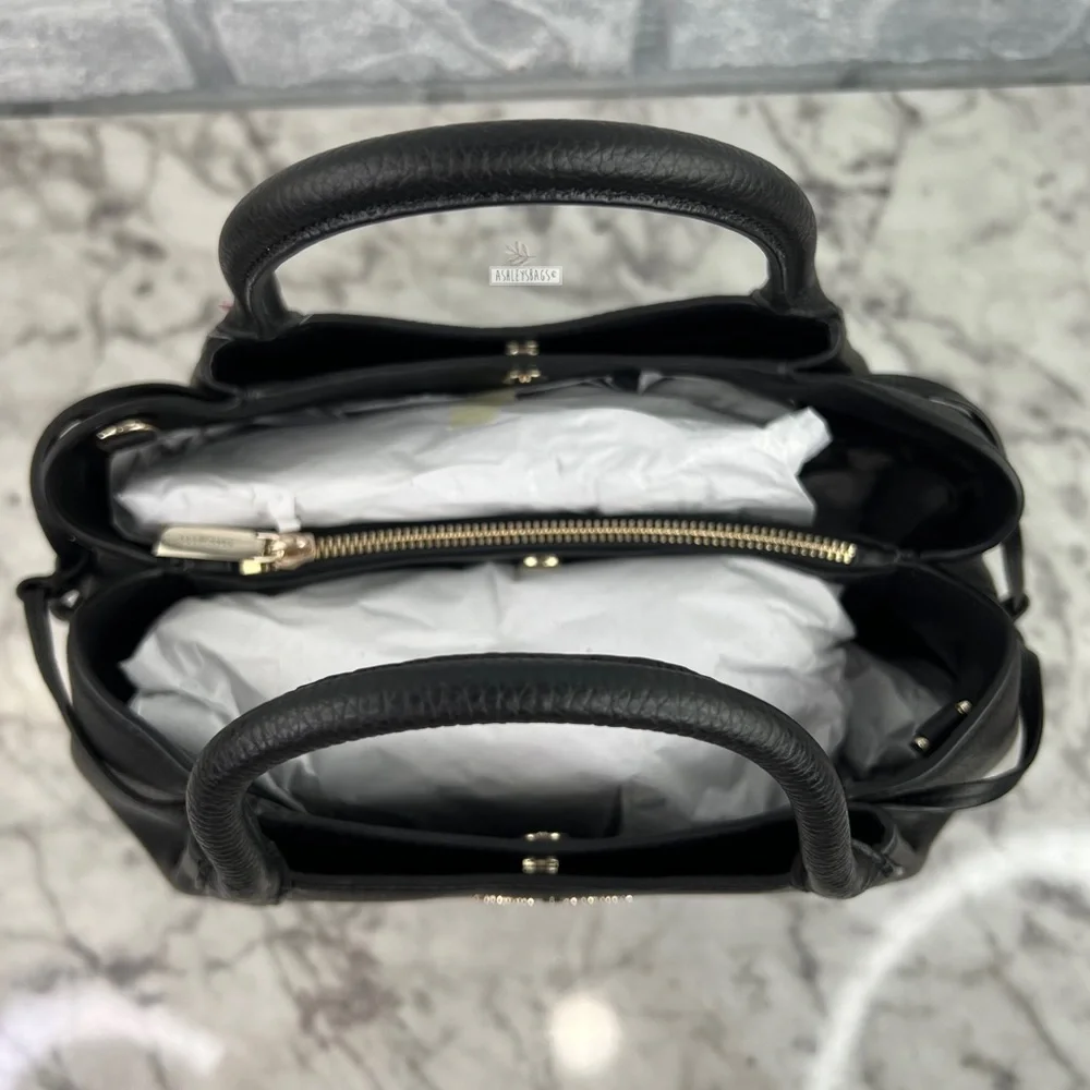 Kate Spade Dumpling Large Satchel In Black - Picture 8 of 14